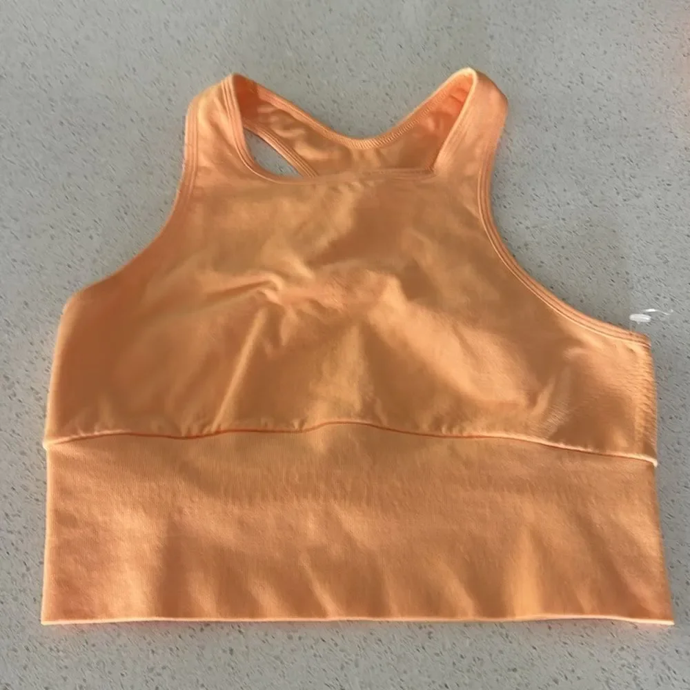 NWOT Free People Every Single Time Sports Bra Longline Racerback Halter XS/S